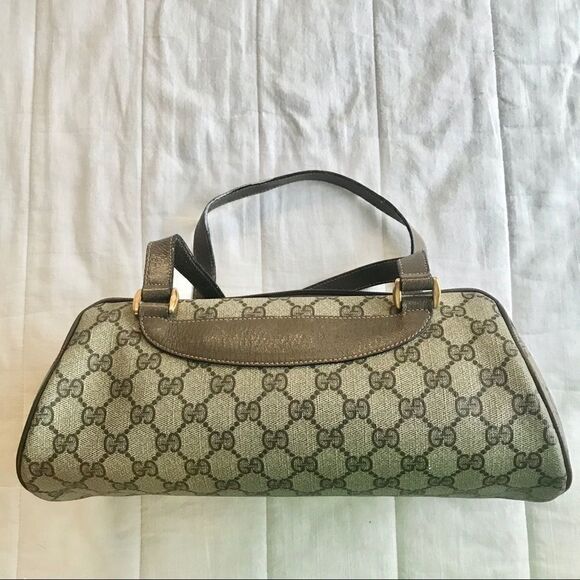 Vintage Gucci canvas and leather bag - Picture 10 of 16